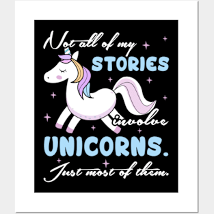 Funny Unicorn Shirt Posters and Art